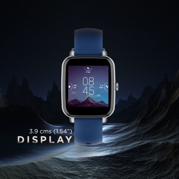 boAt Watch Mercury 1.54 TFTDisplay Smartwatch   (Blue Strap, Free Size)