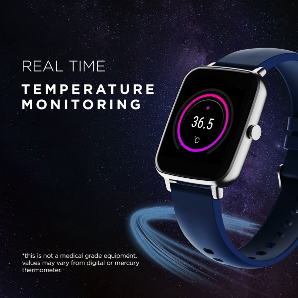 boAt Watch Mercury 1.54 TFTDisplay Smartwatch   (Blue Strap, Free Size)