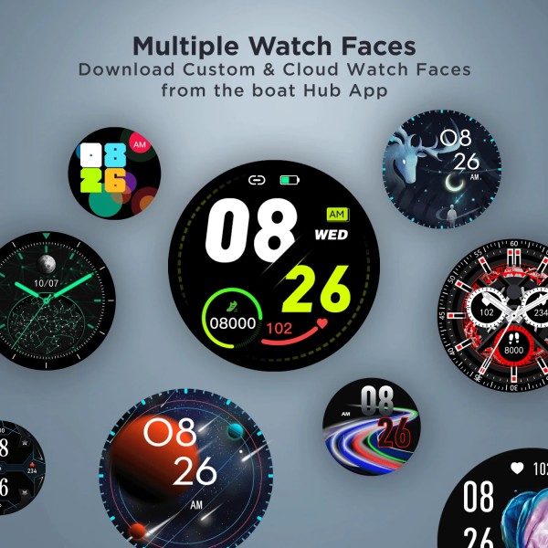 boAt Watch Iris 1.39 AMOLED Display Smartwatch Black