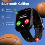 boAt Wave Neo Plus with 1.96 HD Display, BT Calling Smartwatch (Active Black Strap, Free Size)