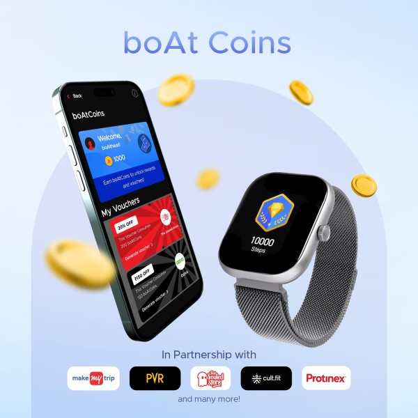 boAt Wave Call 2 Smartwatch 1.83 HD Display, BT Calling, DIY Faces, 700+ Modes, Live Cricket Scores, for Men & Women
