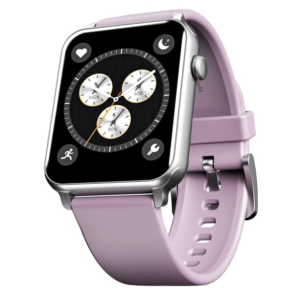 boAt Wave Call Smart Watch Smart Talk with Advanced Dedicated Bluetooth Mauve