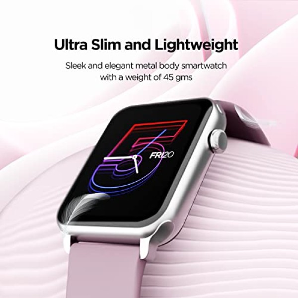 boAt Wave Call Smart Watch Smart Talk with Advanced Dedicated Bluetooth Mauve