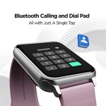 boAt Wave Call Smart Watch Smart Talk with Advanced Dedicated Bluetooth Mauve