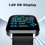 boAt Wave Elite with 1.69 HD Display 700 Black Strap Free Size