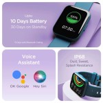 boAt Wave Call Plus Smart Watch with 1.83 HD Display, ENx Tech(Clear Calls (Midnight Blue)