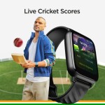 boAt Wave Prime47 Smart Watch with 1.69 HD Display, 700+ Active Modes (Matte Black)