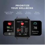 boAt Wave Neo with 1.69 inch , 2.5D Curved Display & Multiple Sports Modes Smartwatch (Blue Strap, Free Size)