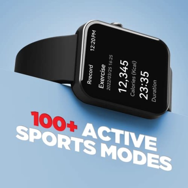 boAt Wave Leap Call with 1.83 HD Display, Advanced Bluetooth Calling, Multiple Watch (Active Black)