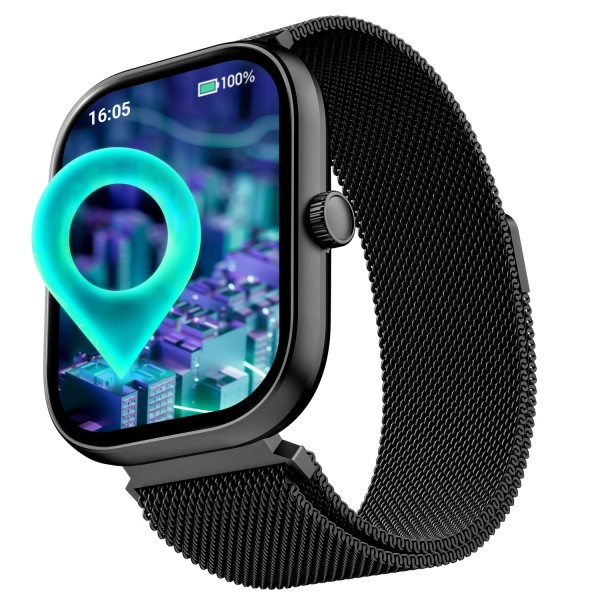boAt Wave Sigma 3 2.01 HD Display, BT Calling, Turn-by-Turn Navigation, Crest+ OS, Emergency SOS, Watch Faces, Metal Black
