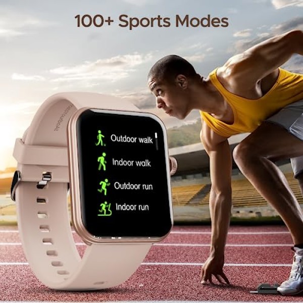 boAt Xtend Plus Smart Watch with 1.78 AMOLED Display, Coins, Advanced BT Calling, 100+ Sports M (Rose Pink)