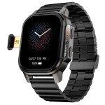 Fire-Boltt Snapp Smart Watch, Selfie Camera, 4G Nano-SIM Slot, 54.1mm AMOLED Display, Play Store- Unlimited apps, 1000mAh Battery, 2GB/4GB RAM (Jet Black Luxe)