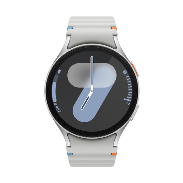Samsung Galaxy Watch 7 (44mm, Silver, BT+LTE) with 3nm Processor | Dual GPS | Sapphire Glass & Armour Aluminum | 5ATM & IP68 | HR, SpO2, BP & ECG Monitor