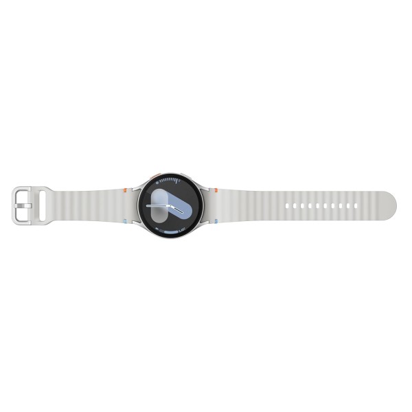 Samsung Galaxy Watch 7 (44mm, Silver, BT+LTE) with 3nm Processor | Dual GPS | Sapphire Glass & Armour Aluminum | 5ATM & IP68 | HR, SpO2, BP & ECG Monitor