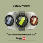 Samsung Galaxy Watch 7 (44mm, Silver, BT+LTE) with 3nm Processor | Dual GPS | Sapphire Glass & Armour Aluminum | 5ATM & IP68 | HR, SpO2, BP & ECG Monitor