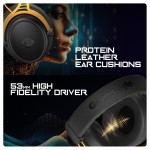 Cosmic Byte Hades 2.4Ghz Wireless + Bluetooth Headphone, Dual Mode, 20ms Latency, 100Hrs Battery Life, 53mm Driver, ENC Microphone (Black)