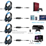 Cosmic Byte Stardust Headset with Flexible Mic (Black,Blue)
