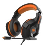 Cosmic Byte H11 Gaming Wired Over-Ear PC Headset With Microphone (Black/Orange, Pack Of 1)