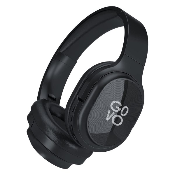 GOVO GOBOLD 600 Bluetooth Wireless On Ear Headphones with Mic, 15H Play Time, 40MM Driver, Black