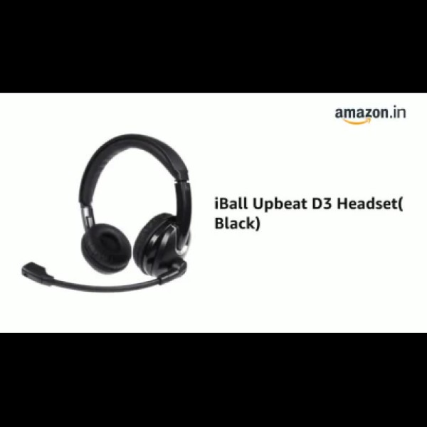 iBall Upbeat D3 Headset(Black)