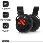 JBL T250SI Wired Headset without Mic  (Black, Wired over the head)