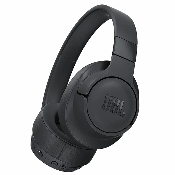 JBL Tune 760NC, Mic, up to 50 Hours Playtime, JBL Pure Bass, Google Fast Pair, Dual Pairing, AUX & Voice Assistant Support (Black)