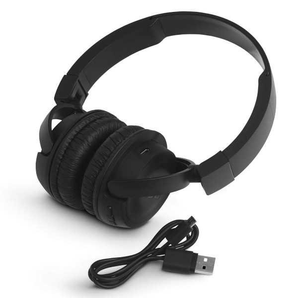 JBL T460BT-by-Harman-Wireless On Ear Headphones with Mic, Pure Bass, Portable (Black)