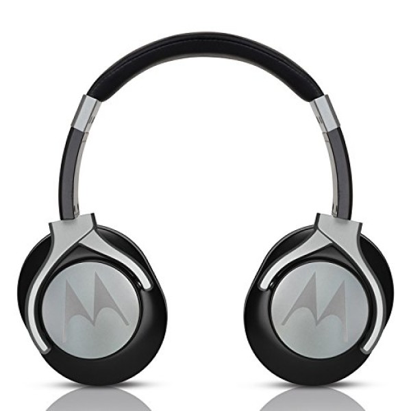 Motorola Pulse Max Over Ear Wired Headphones with Alexa (Black)
