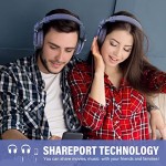 OneOdio Pro-10 Over Ear Headphone, Wired DJ Bass Headsets with 50mm Driver, Foldable Lightweight Headphones with Shareport and Mic