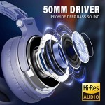 OneOdio Pro-10 Over Ear Headphone, Wired DJ Bass Headsets with 50mm Driver, Foldable Lightweight Headphones with Shareport and Mic