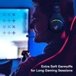 Redgear Cosmo Spectre Wired Over Ear Headphones with Mic (Black)
