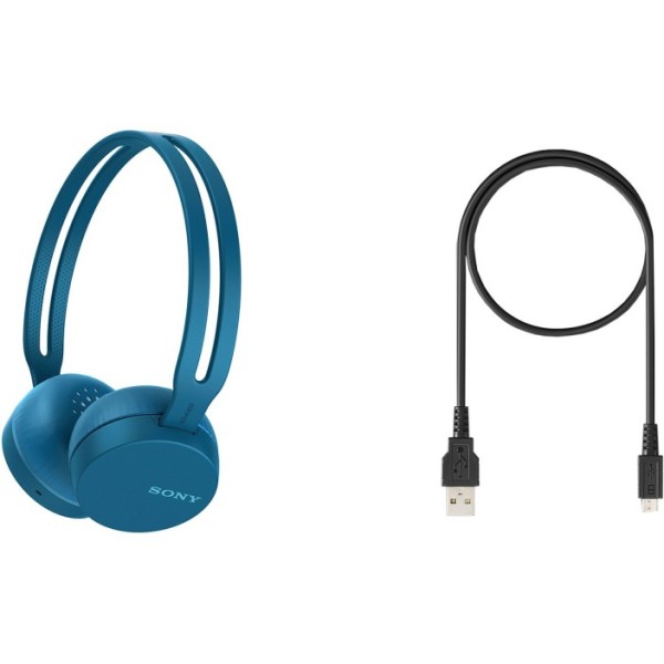 Sony WH-CH400 Wireless Headphones Blue