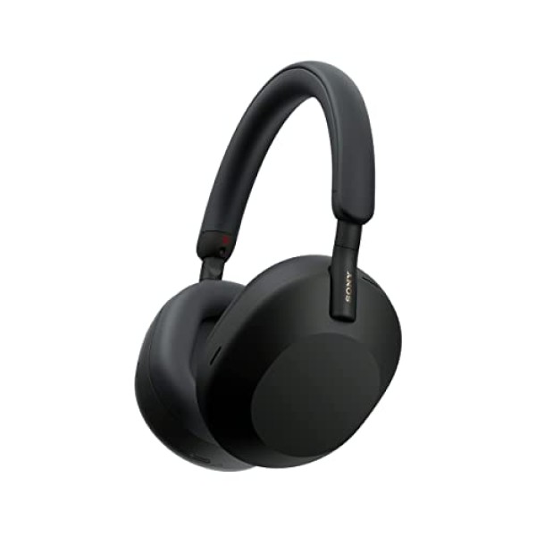 Sony WH-1000XM5 Best Active Noise Cancelling Wireless Bluetooth Over Ear Headphones with Mic for Clear Calling, up to 40 Hours Battery Black