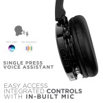 boAt Rockerz 370 Wireless Headphone with Bluetooth 5.0, Immersive Audio Black