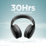 boAt Rockerz 460 with upto 30 Hours Playback, Beast Mode & ENx Technology Bluetooth Headset   (Active Black, On the Ear)