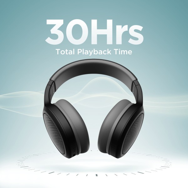 boAt Rockerz 460 with upto 30 Hours Playback, Beast Mode & ENx Technology Bluetooth Headset   (Active Black, On the Ear)