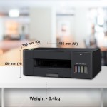 Brother Dcp-T420W All-in One Ink Tank Refill System Solid Ink Printers with Built-in-Wireless Technology, Black (refurbished)