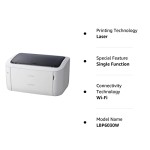 Canon imageCLASS LBP6030W Wi-Fi Mono Printer-Windows, Mac and-Linux-Support