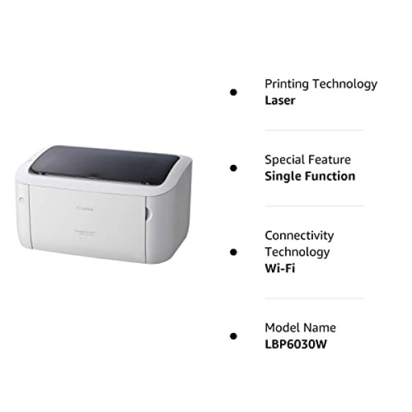 Canon imageCLASS LBP6030W Wi-Fi Mono Printer-Windows, Mac and-Linux-Support