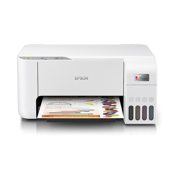 Epson Ecotank L3216 A4 All-in-One Colour Ink Tank Printer,White