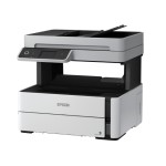 Epson Monochrome M3140 All-in-One Duplex InkTank Printer Print,Copy,Scan FAX,ADF, Black, Medium
