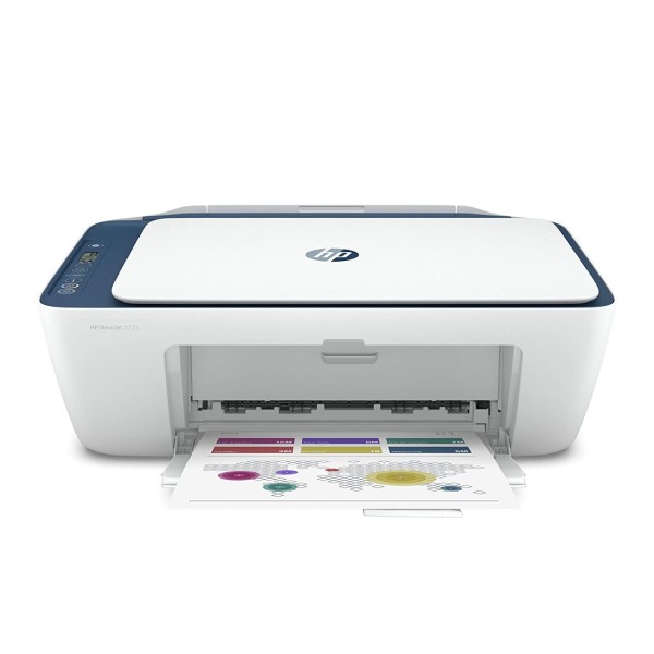 HP Deskjet 2723 AIO Printer, Copy, Scan, WiFi, Bluetooth, USB, Simple Setup Smart App, Ideal for Home. & 805 Black Original Ink Cartridge