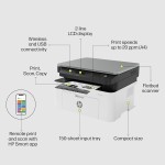 HP Laser MFP 1188w, Wireless, Print, Copy, Scan, Ethernet, Hi-Speed USB 2.0, Up to 21 ppm, 150-sheet Input Tray, 100-sheet Output Tray, 10,000-page Duty Cycle, 1-Year Warranty, Black and White
