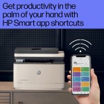 HP LaserJet 3104fdw Duplex Printer: Print, Copy, Scan, Self Reset Dual Band WiFi with self heal, Ethernet, Fast Printing Upto 33ppm, Easy and Secure Setup
