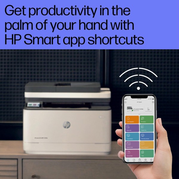 HP LaserJet 3104fdw Duplex Printer: Print, Copy, Scan, Self Reset Dual Band WiFi with self heal, Ethernet, Fast Printing Upto 33ppm, Easy and Secure Setup