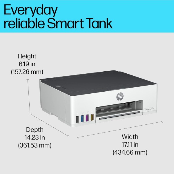 HP Smart Tank 210 Single Function WiFi Colour Printer (Upto 8K Black and 6000 Colour Pages