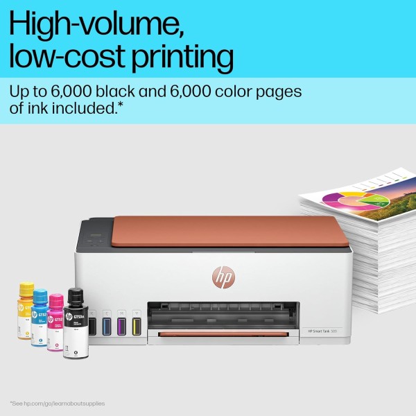HP Smart Tank 589 All-in-One WiFi Colour Printer – 30 ppm Speed, High Capacity Ink Tank, Wireless, Ideal for Home & Office Printing