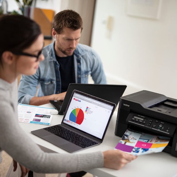 Brother DCP-T820DW All-in One Ink Tank Refill System Printer with Wi-Fi and Auto Duplex Printing