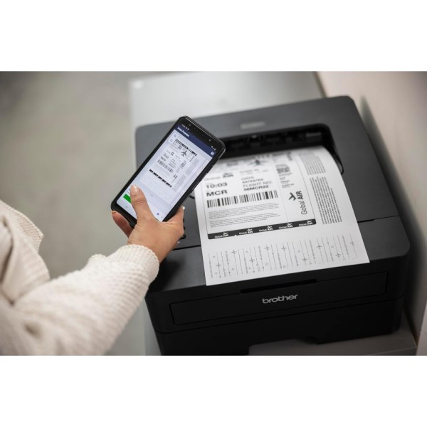 Brother HL-L2460DW (New Launch) Auto Duplex Laser Printer, 34 PPM Print Speed, LCD Display, 128 MB Memory, (WiFi WiFi Direct LAN USB), 250 Sheet Paper Tray, 3000 Pages Inbox Toner, Free Installation