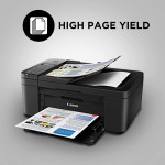 Canon E4570 All-in-One Wi-Fi Ink Efficient Colour Printer with FAX/ADF/Duplex Printing (Black)